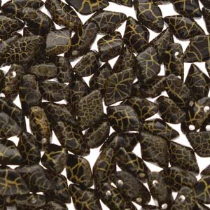 MATUBO® GEMDUO® OPAK BLACK/ YELLOW IONIC 02010/24617