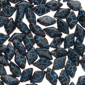 MATUBO® GEMDUO® OPAK BLACK/ BLUE IONIC 02010/24618