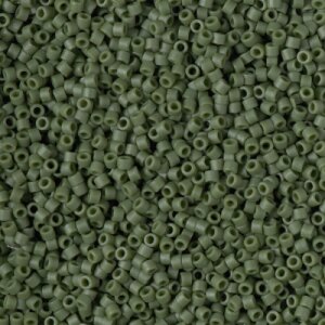 11/0 Delica Matte Opaque Glazed Avocado 2291