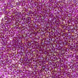 11/0 Delica Fancy Lined Magenta 2389