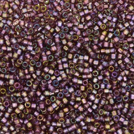 11/0 Delica Fancy Lined Old Rose 2390