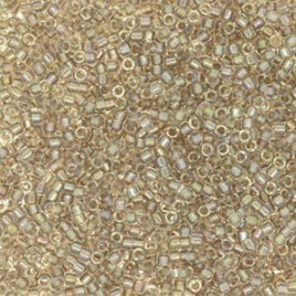 11/0 Delica Fancy Lined Rose Taupe 2395