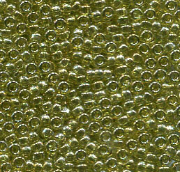 50gr. 15/0 Roc. Transparent Gold Olive Luster 1889