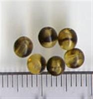 1200Stück 4mm Glasperlen Hellbraun Getigert
