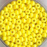 250gr. 4mm Rocailles Gelb Perlglanz 88130