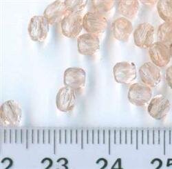 1200Stück 4mm Facettiert Rosa