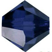 8mm Swarovski Dark Indigo