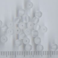 1200Stück 4mm Glasperlen Weiß Matt