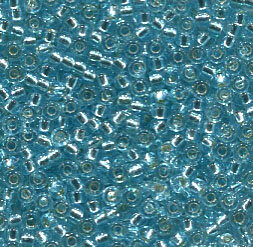 50gr. 15/0 Roc. Silverlined Aqua  18