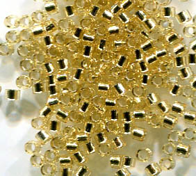 50gr. 11/0 Delica Silverlined Pale Gold 1212