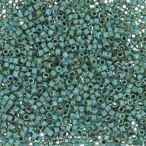 11/0 Delica Opak Türkis Blue Picasso 2264