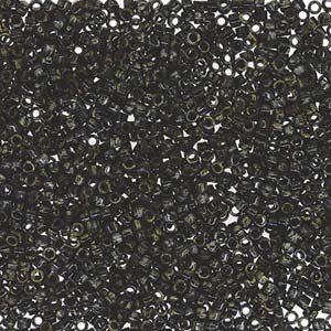 11/0 Delica Opak Black Picasso 2261