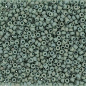 11/0 Roc. Matt Opak Glaze Rainbow Celadon Green 4701