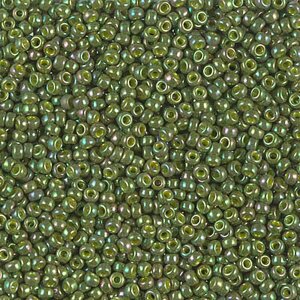 11/0 Roc. Opak Golden Olive Luster 1897