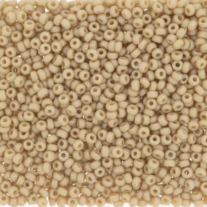 11/0 Roc. Matt Opak Glaze Rainbow Ivory 4691