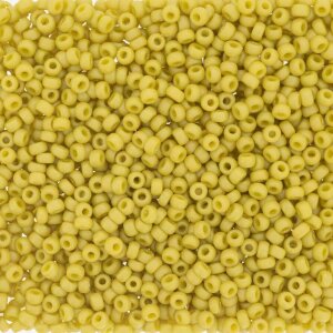 11/0 Roc. Matt Opak Glaze RainbowYellow 4692