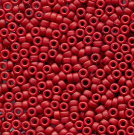 50gr. 15/0 Roc. Matt Metallic Dark Maroon  2040