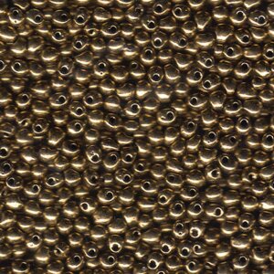 3,4mm Tropfen Metallic Dark Bronze 457
