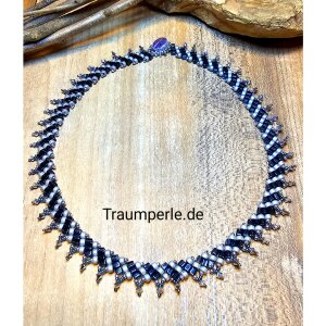 Anleitung Kette Tripoli in Schwarz von Tanja Fritsche