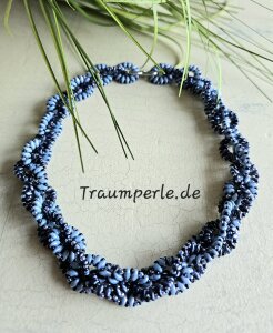 Anleitung Kette LolliPop in Blau von Tanja Fritsche