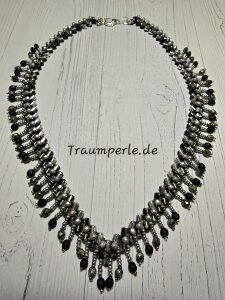 Anleitung Kette Rula Hoop in Schwarz von Tanja Fritsche