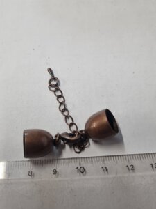 12mm Klebeverschluß Kupferfarben