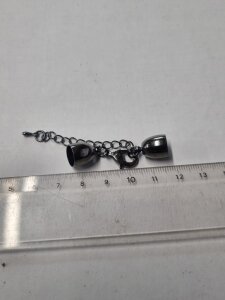 10mm Klebeverschluß Schwarzfarben