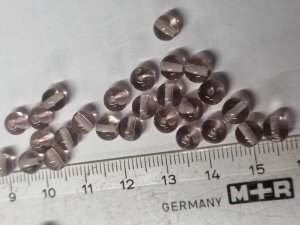 6mm Glasperlen Leicht Violet