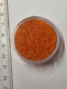 2,6mm Rocailles Orange Transparent