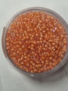 2,6mm Rocailles Apricot Rainbow