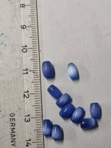Cateye Oliven Blau