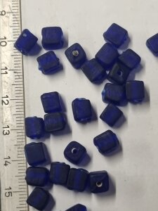 Würfel Blau Matt
