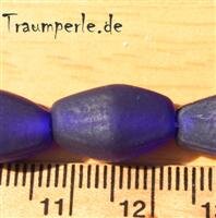 Glasperlen Doppelkonus, Blau