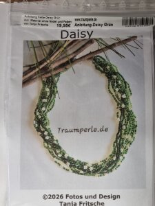 Anleitung Kette Daisy Grün von Tanja Fritsche