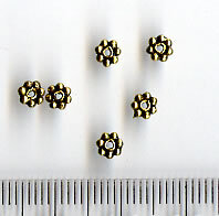 Metallspacer goldfarben