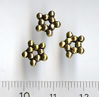 Metallspacer goldfarben