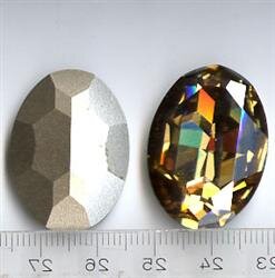 Swarovski Oval Golden Shadow