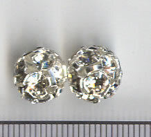 10mm Crystalrondell Kugel
