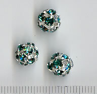 8mm Crystalkugel Blue Zircon
