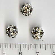 8mm Crystalkugel Black Diamond