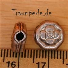 Metallperle ,Hohlkammerperle