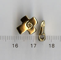 Metallanhänger Goldfarben