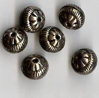 Metallperle ,Hohlkammerperle