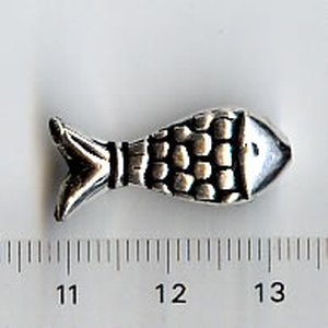 Metallperle Fisch