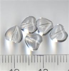 Perlen (Herzform) Klar