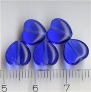 Perlen (Herzform) Blau