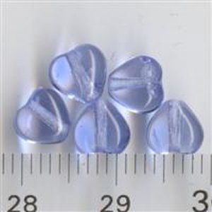 Perlen (Herzform) Hellblau