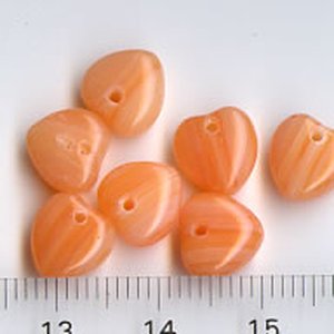 Perlen Orange Meliert