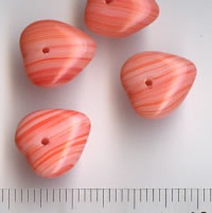 Perlen (Herzform) Rot