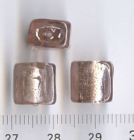 Glasperlen Quadrat Violet